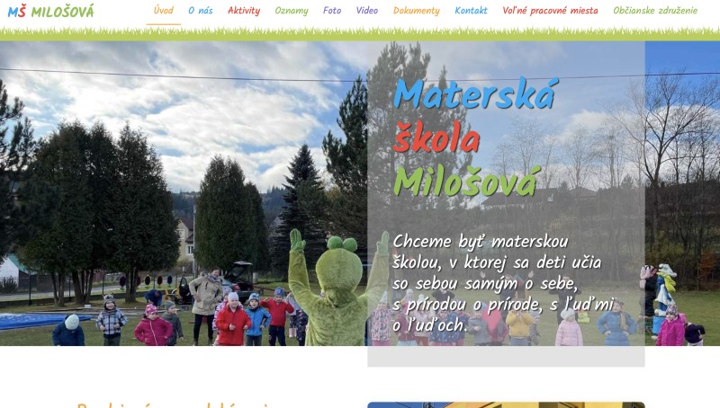Materská škola Milošová